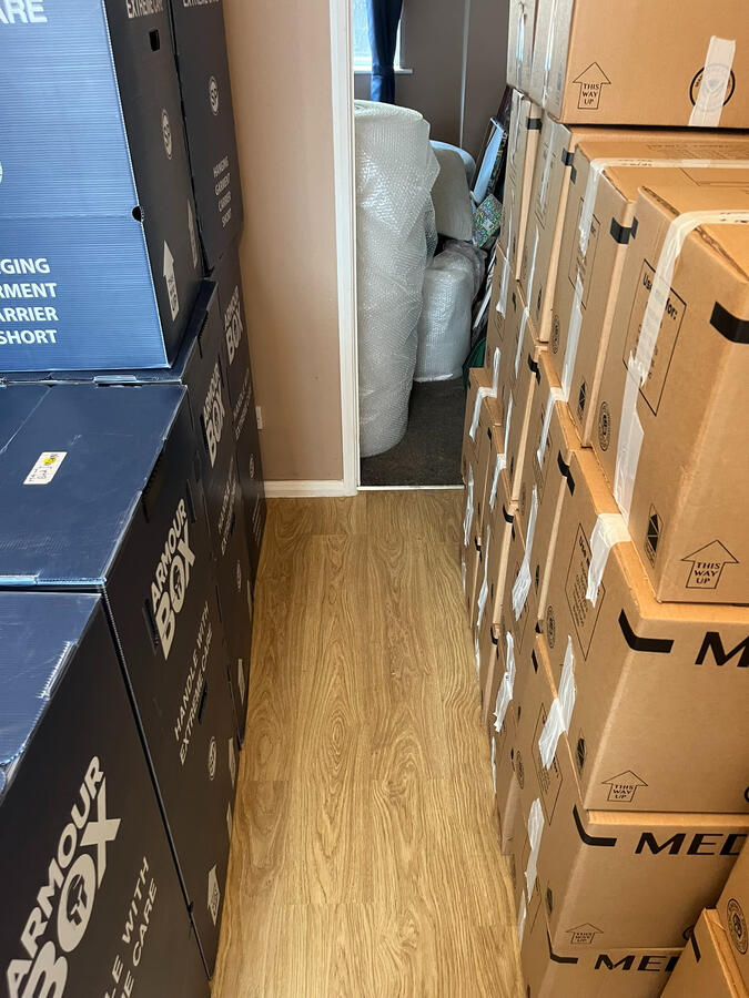 I'd love to know how many homes I've packed in my time